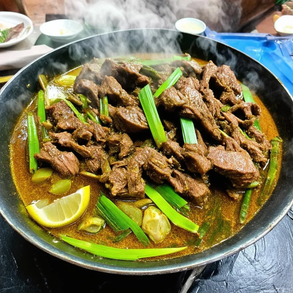 Goat Meat Dish